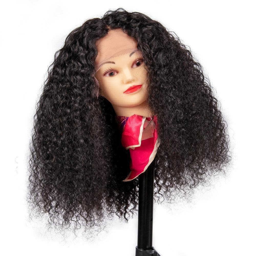Cranberry 13x4 T Part Lace Front Wigs Brazilian Jerry Curly Human Hair Wigs 180% Density Pre-plucked - Cranberry Hair