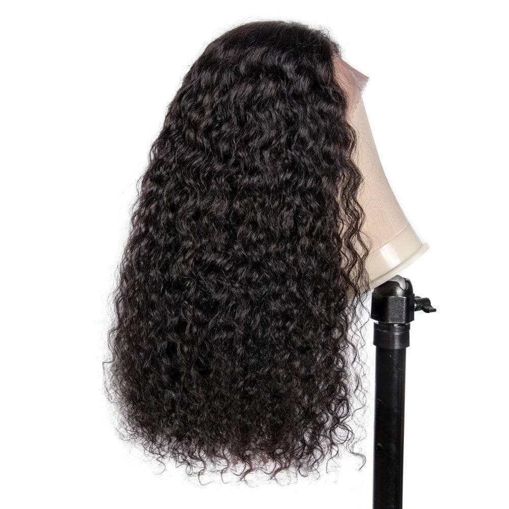 Cranberry 13x4 T Part Lace Front Wigs Brazilian Water Wave Human Hair Wigs 180% Density Pre-plucked - Cranberry Hair