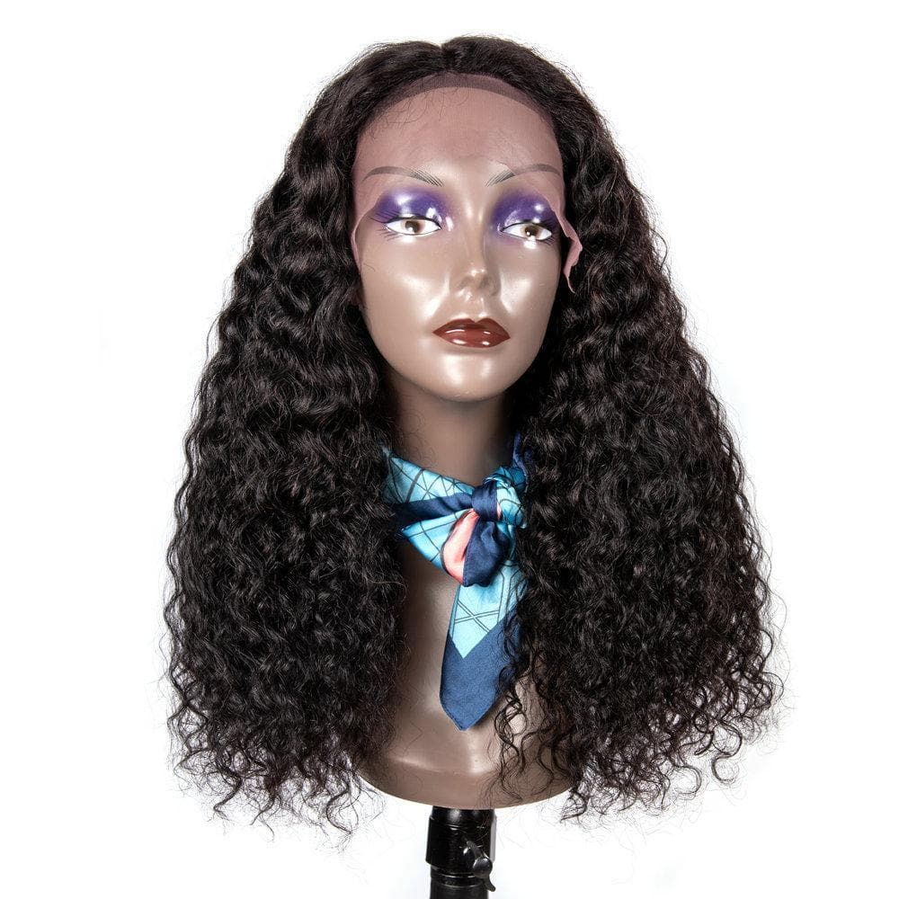Cranberry 13x4 T Part Lace Front Wigs Brazilian Water Wave Human Hair Wigs 180% Density Pre-plucked - Cranberry Hair