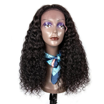 Cranberry 13x4 T Part Lace Front Wigs Brazilian Water Wave Human Hair Wigs 180% Density Pre-plucked - Cranberry Hair