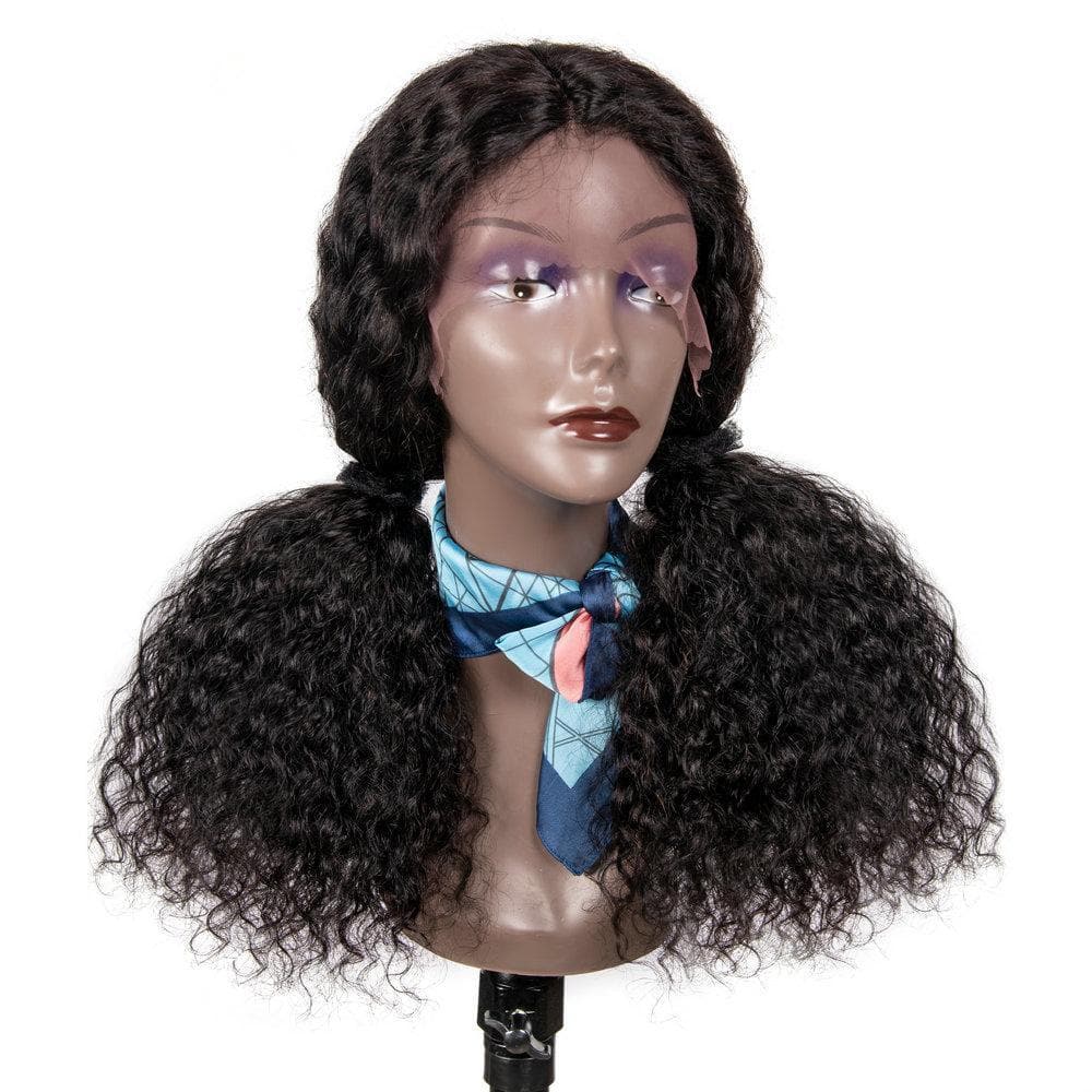 Cranberry 13x4 T Part Lace Front Wigs Malaysian Water Wave Human Hair Wigs 180% Density Pre-plucked - Cranberry Hair
