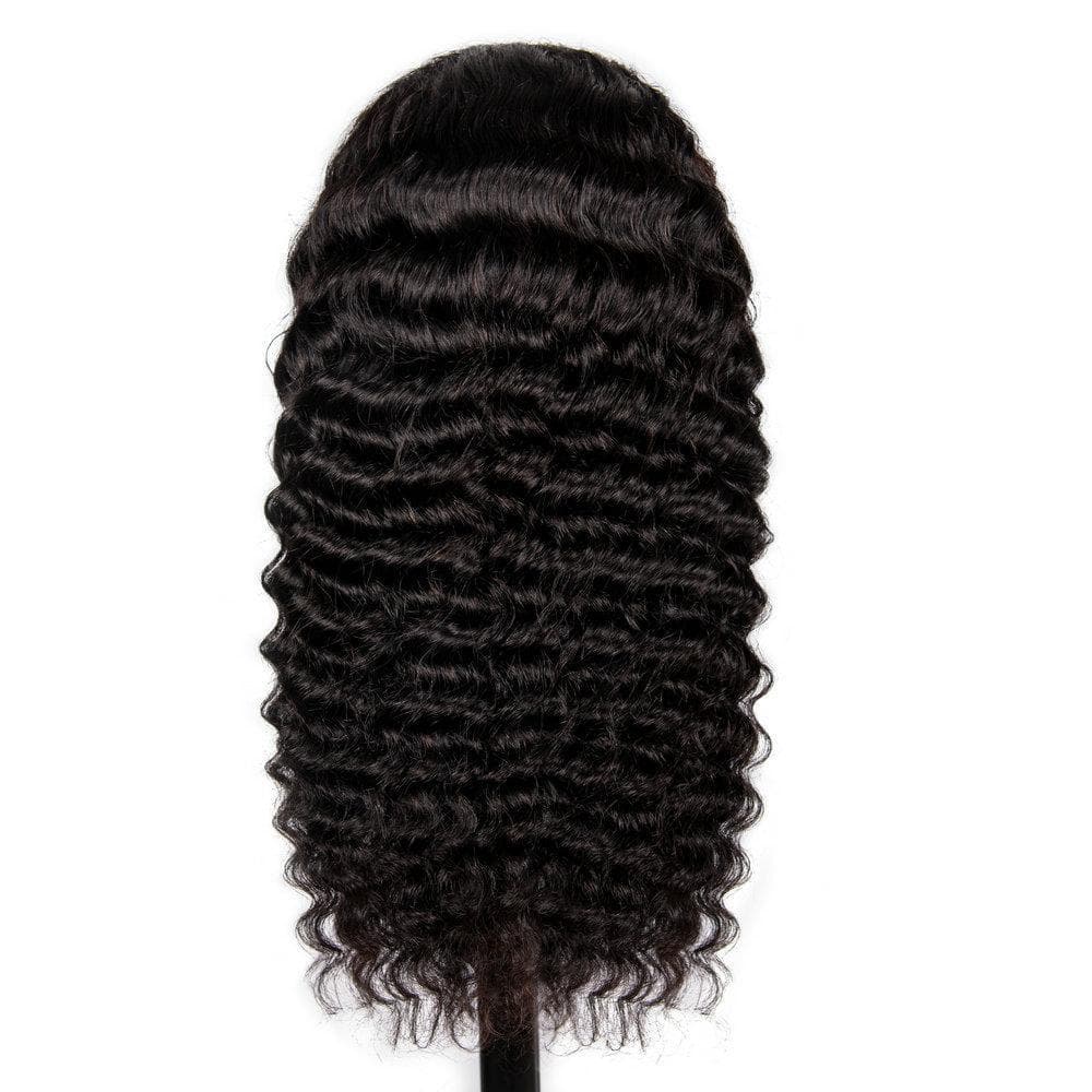 Cranberry 13x4 T Part Lace Front Wigs Peruvian Loose Deep Wave Human Hair Wigs 180% Density Pre-plucked - Cranberry Hair