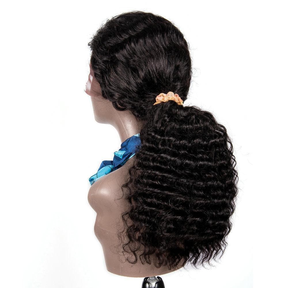 Cranberry 13x4 T Part Lace Front Wigs Brazilian Loose Deep Wave Human Hair Wigs 180% Density Pre-plucked - Cranberry Hair