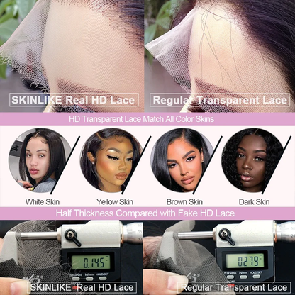 12A Cranberry 13x6 HD Lace Front Body Wave 180% Density With Baby Hair Skin Melt Long Wig