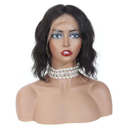 Cranberry Body Wave Lace Front Bob Wigs Short Peruvian Human Hair Wigs For Black Women - Cranberry Hair