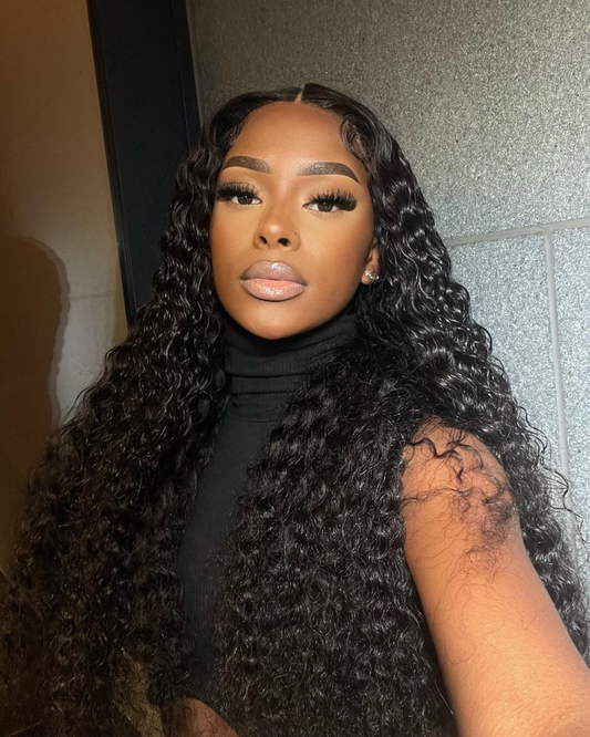 Flash Sale |Tiktok 10A Deep Wave Glueless 4X4 Lace Closure Wig