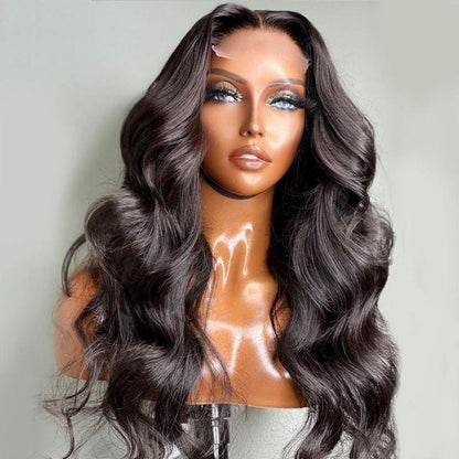 10A Cranberry Virgin Human Hair 13X4/4X4 Lace Wig Body Wave Black Color Lace Frontal Wigs