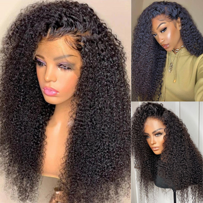 12A Cranberry Kinky Curly 13x4/5X5/4X4 HD Lace Front Wig Virgin Human Hair Pre Plucked