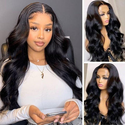Cranberry 10A 4x4 Lace Closure Wigs Body Wave Human Hair Wigs Youth Series