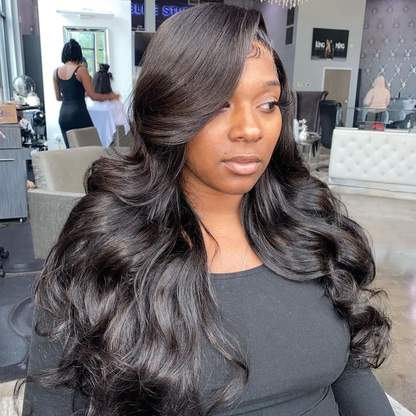 10A Cranberry Transparent Lace Wig Body Wave 13x4/4X4 Lace Frontal Wigs Virgin Human Hair Pre Plucked