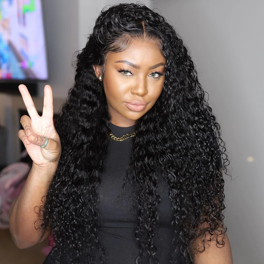 Cranberry 12A High Quality 4x4 Deep Wave Real HD Lace Closure Wig