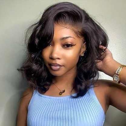 Cranberry Short Bob Wigs Body Wave Lace Front Wigs Flash Sale
