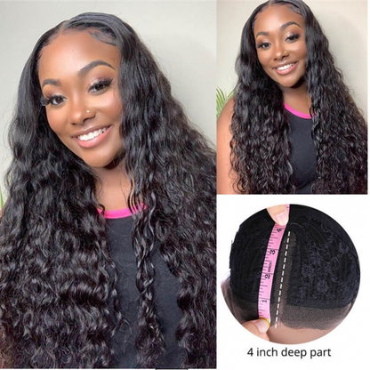 Cranberry 13x4 T Part Lace Front Wigs Brazilian Deep Wave Human Hair Wigs 180% Density Pre-plucked - Cranberry Hair