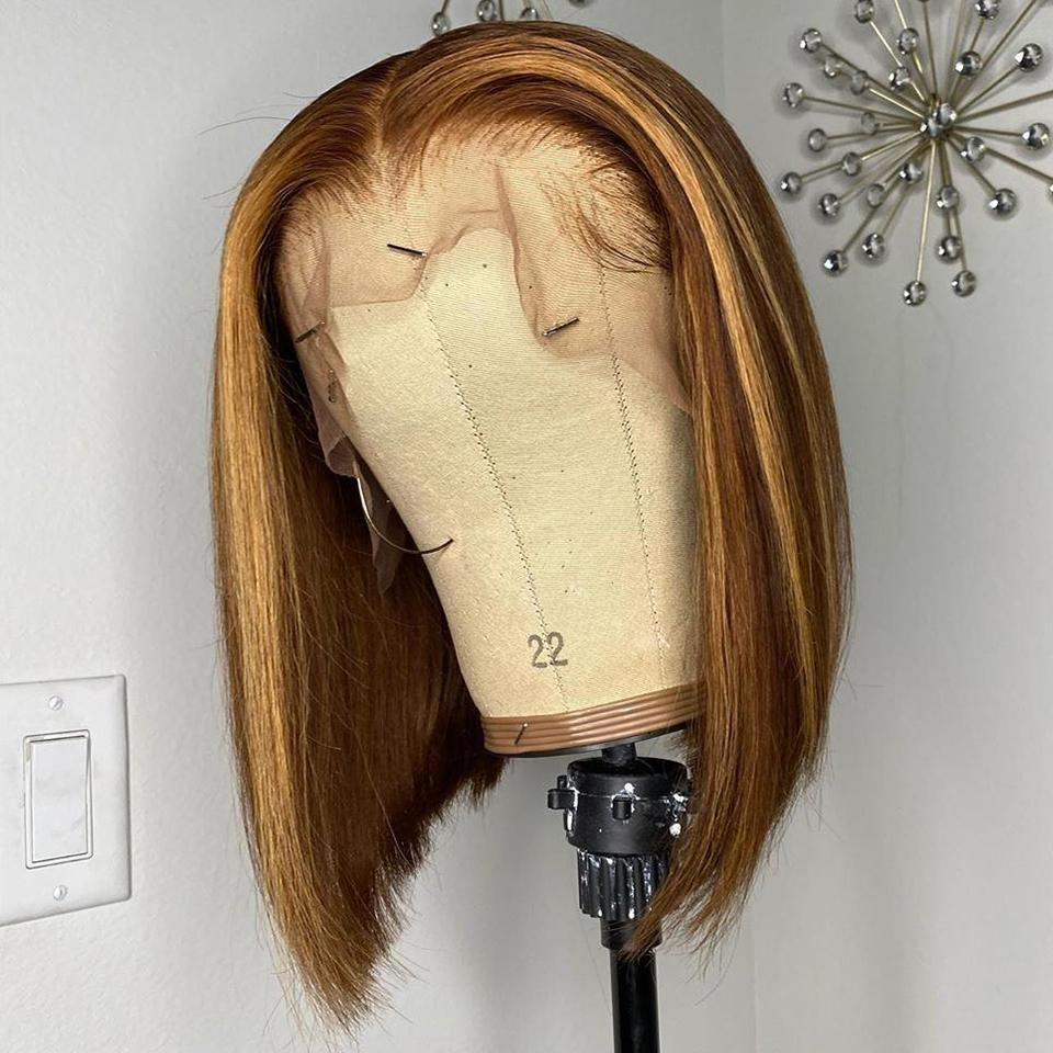 <transcy>Cranberry Deep Wave Lace Front Bob perruques courtes perruques de cheveux humains péruviens pour les femmes noires</transcy>