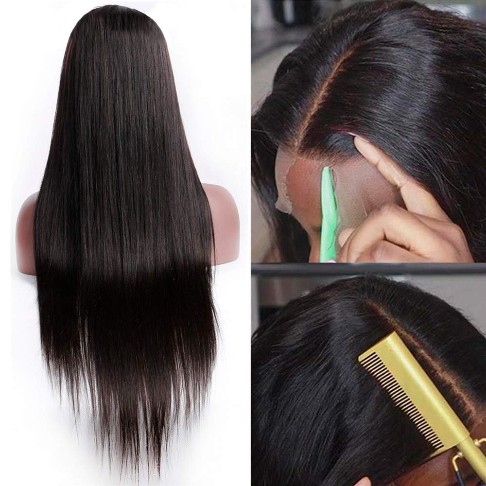 Cranberry 13x4 T Part Lace Front Wigs Peruvian Silky Straight Human Hair Wigs 180% Density Pre-plucked - Cranberry Hair