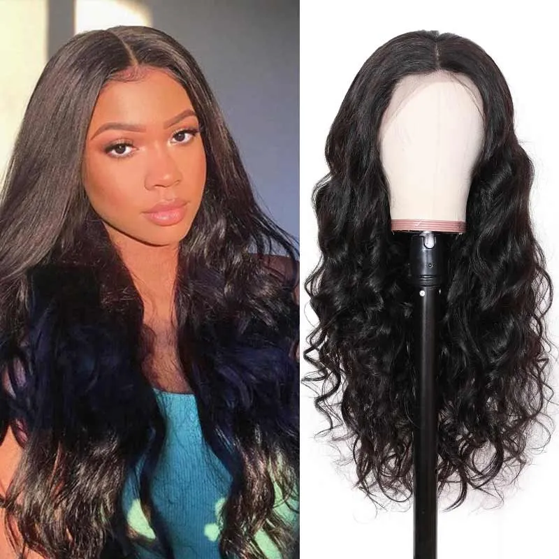 Cranberry 13x4 T Part Lace Front Wigs Brazilian Body Wave Human Hair Wigs 180% Density Pre-plucked - Cranberry Hair