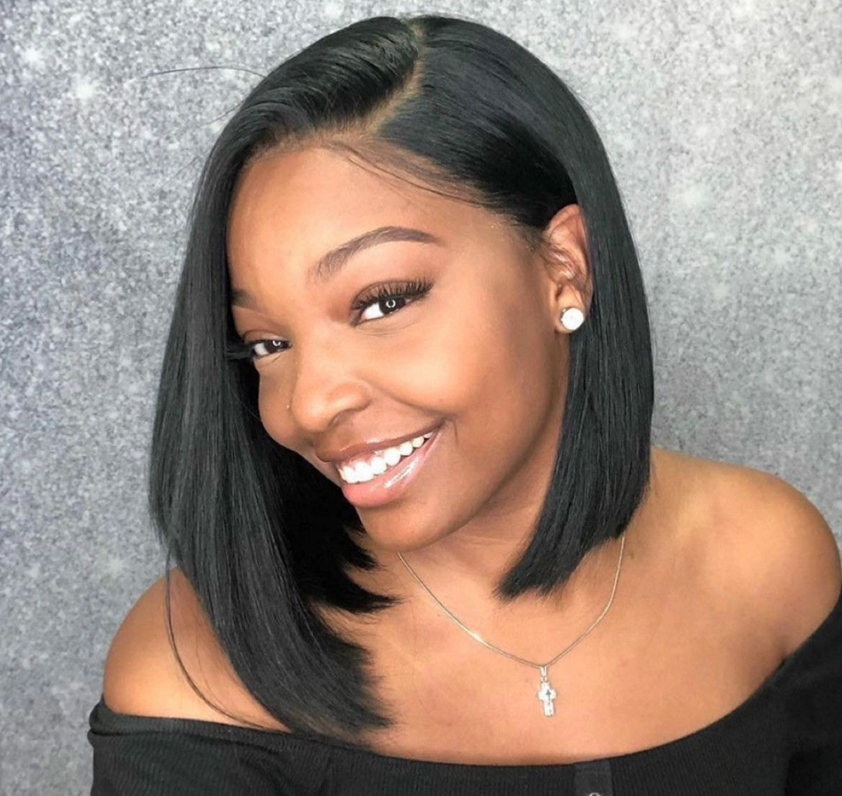 Cranberry Short Bob Wigs Silky Straight Lace Front Wigs Flash Sale