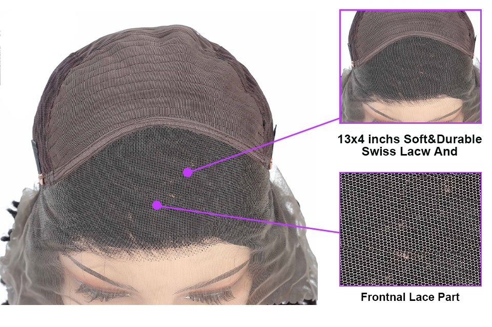 Cranberry Water Wave Lace Front Bob Wigs Short Indian Human Hair Wigs For Black Women - Cranberry Hair