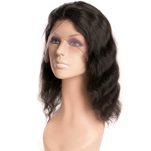 Cranberry Body Wave Lace Front Bob Wigs Short Brazilian Human Hair Wigs For Black Women - Cranberry Hair