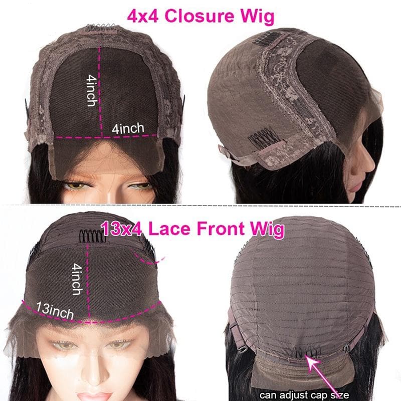 Cranberry Water Wave Lace Front Bob Wigs Short Brazilian Human Hair Wigs For Black Women - Cranberry Hair