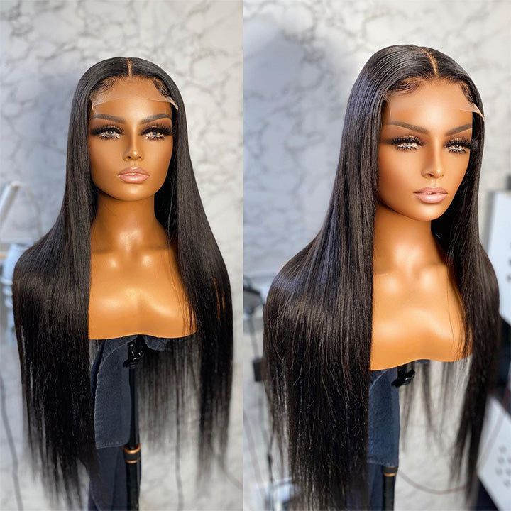 Cranberry 12A Silky Straight 5x5 Glueless Lace 18-36 Inches Long Wig | Real HD Lace