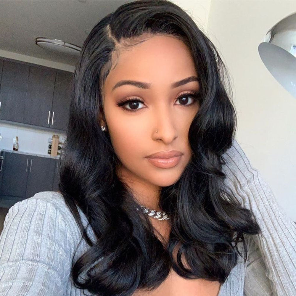 <transcy>Cranberry Body Wave Lace Closure Bob perruques courtes perruques de cheveux humains péruviens pour les femmes noires</transcy>
