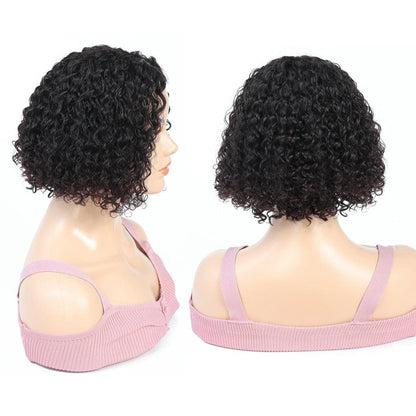 Cranberry Water Wave Lace Closure Bob Wigs Short Malaysian Human Hair Wigs For Black Women - Cranberry Hair