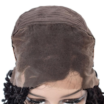Cranberry Deep Wave Lace Front Bob Wigs Short Indian Human Hair Wigs For Black Women - Cranberry Hair
