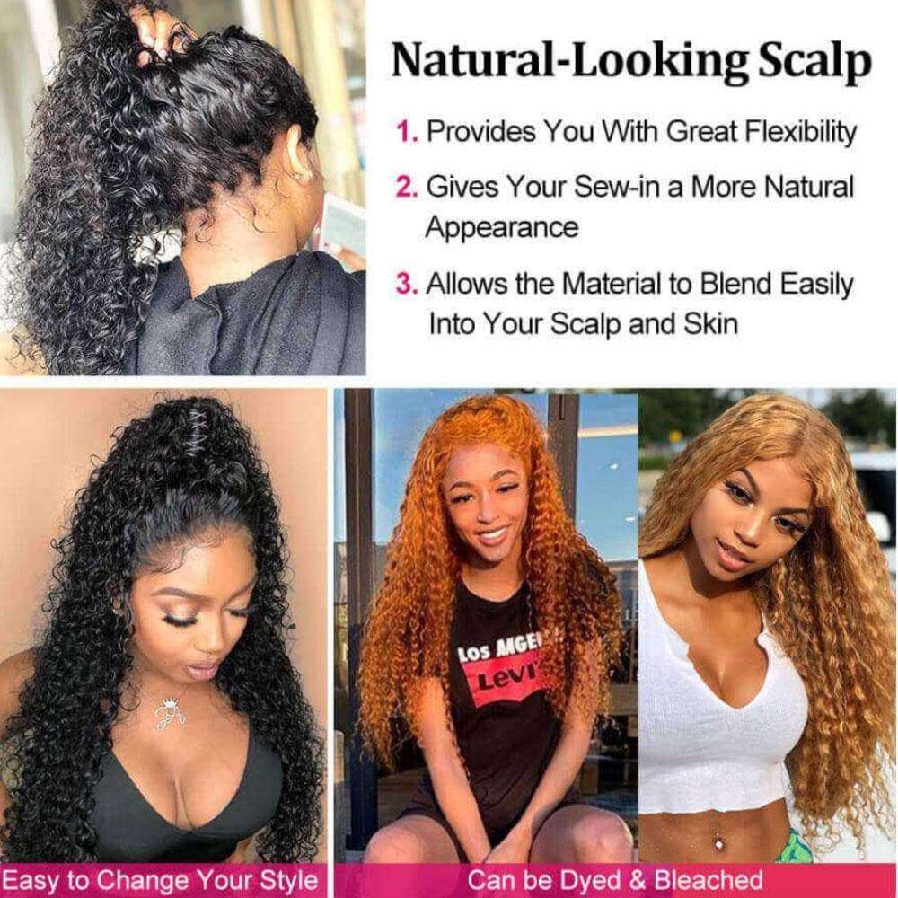 Cranberry Curly 13x4 Lace Front Human Hair Wigs For Black Women Natural Color Peruvian Lace Wig - Cranberry Hair