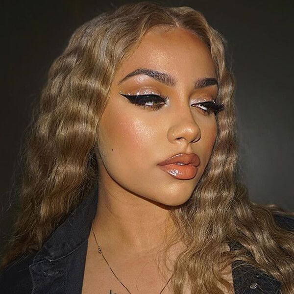 Cranberry Loose Wave Dirty Blonde with Highlights Lace Front Wigs Human Hair