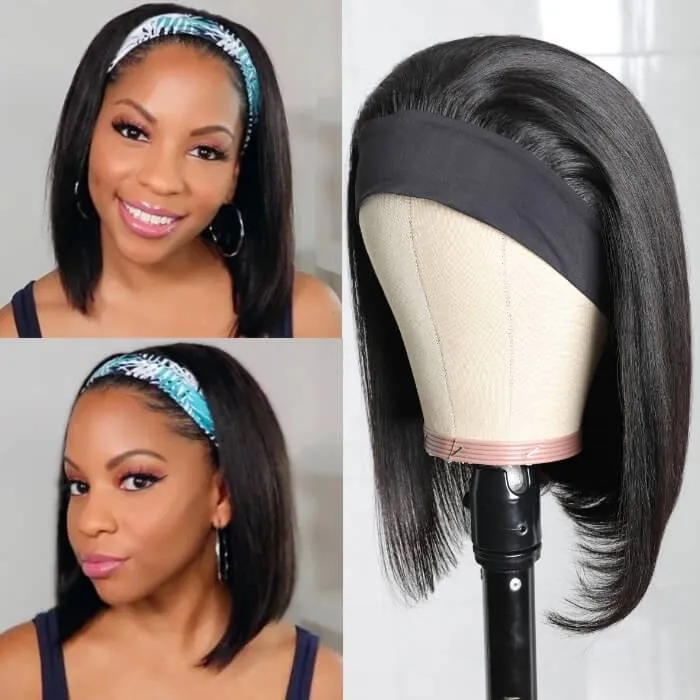 <transcy>Perruque de cheveux humains de vague profonde de canneberge perruque sans colle brésilienne de cheveux vierges fait à la Machine de bandeau perruque 180% densité</transcy>